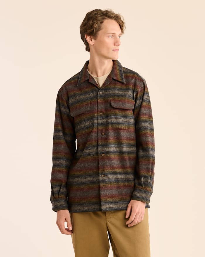 MEN'S STRIPE BOARD SHIRT